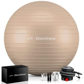 EliteAthlete Gymnastikball Braun 55 cm
