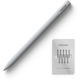 Remarkable Marker – Der offizielle 2 Stift | 9 Ersatzspitzen aus Filz | Neigungsempfindlichkeit und 4096 Grade der Druckempfindlichkeit