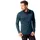 Langarm-baselayer Blau S