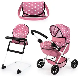 Bayer Puppenwagen Set Cosy altrosa«,