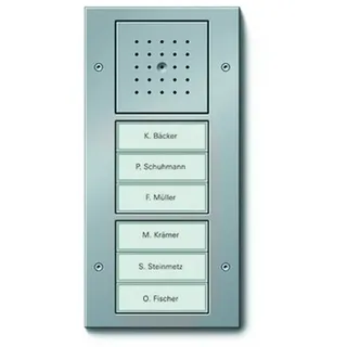 Gira Türstation AP 6fach 126866 weiß