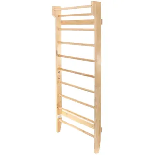 Toboli Sprossenwand In Holzoptik 195Cm Sproßenwand Kletterwand Turnwand Fitness