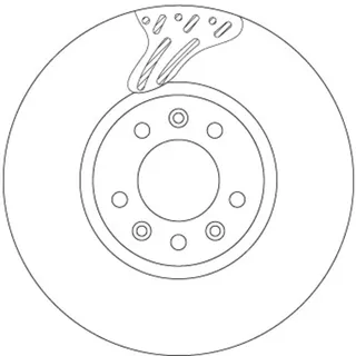 TRW Bremsscheibe DF6977S