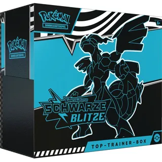Pokémon Top Trainer Box Karmesin & Purpur Schwarze Blitze 