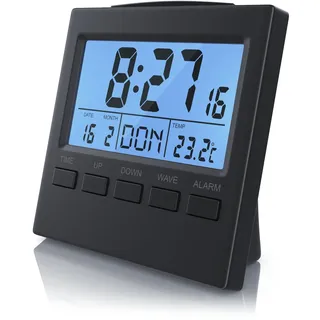 Bearware Digital-Funkwecker schwarz