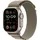 GPS + Cellular 49 mm Titangehäuse natur, Alpine Loop olive S
