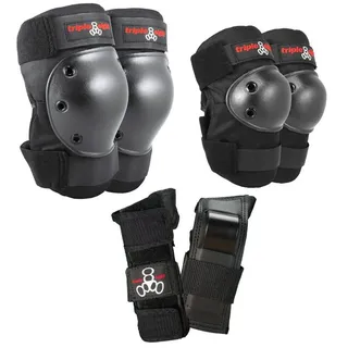 Triple 8 3 Pack Protektoren Set black Gr. S