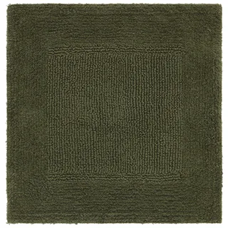 Badematte Karen in Dunkelgrün 50x50cm
