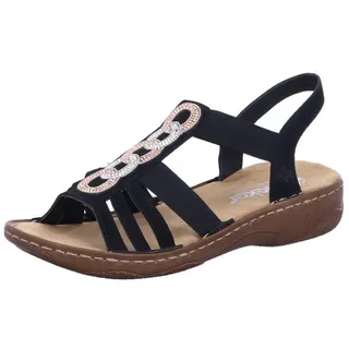 Rieker Keilsandaletten in schwarz, 37