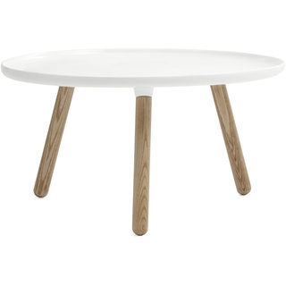 Normann Copenhagen - Tablo Ø 78 cm, weiß / natur