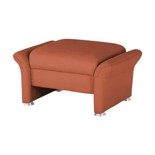 himolla Lederhocker  6001 , orange , Maße (cm): B: 79 H: 43 T: 57.0