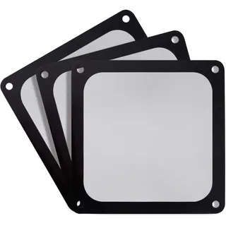 SilverStone Technology SST-FF143B-3Pk 140 mm ultrafeiner Lüfterfilter mit Magnetkühlung, kompatibel mit den meisten 140 mm Lüftern oder Lüftungsschlitzen