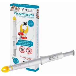 tickSAFE Zeckengreifer Mensch, rotierender Greiferkopf die bessere Zeckenzange
