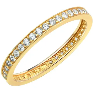 Fascination by Ellen K. Memoirering 375 Gold Gelb Weiß Gr. 60