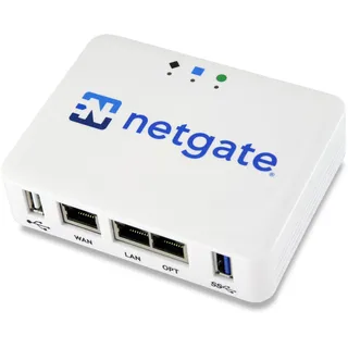 Netgate 1100 - PfSense+ Security Gateway - Firewall VPN Router - CPU Dual Core ARM Cortex-A53 - RAM 1 GB DDR4 - Speicher 8 GB eMMC - 3x 1GbE - WAN/LAN/OPT - EU Power Adapter
