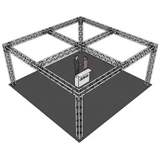 Alutruss QUADLOCK 6082 Quadrat 7,71x7,71x3,5m