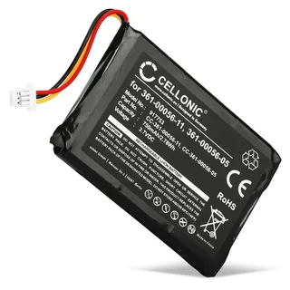 CELLONIC® GPS Ersatz Akku 361-00056-05 361-00056-11 - Ersatzakku für Garmin Camper 770 LMT-D, nüvi 40, 42, 52, 55, 56, 66, 68, 2689 (LM, LT, LMT) Navigationsgerät 750mAh Navi Batterie