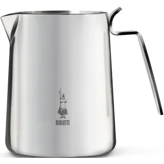 BIALETTI Milchkanne Bricco, 0,5 l, Edelstahl 18/10, zum Erwärmen, Kochen und Aufschäumen silberfarben 0,5 l