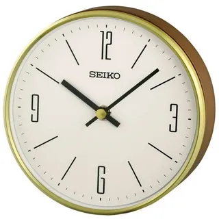 Seiko Tischuhr Holz/Goldfarben