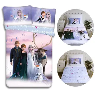 Disney Frozen Kinderbettwäsche Disney Frozen Kinderbettwäsche, Baumwolle 100x135cm+40x60cm