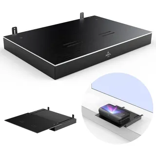 AWOL VISION IC-A150 Motorisierte Schiebeablage für ultrakurzdistanz beamer 4k, 80"-150" Bild erweiterbar, automatisch einziehbare Teleskopablage, intelligente Synchronisation mit der Projektorleistung