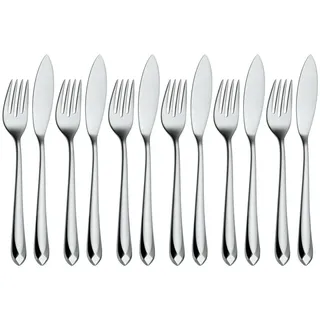 WMF Fischbesteck Jette Cromargan protect Edelstahl poliert,