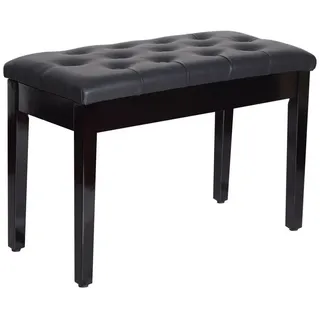 Homcom Klavierhocker Gummiholz, Kunstleder