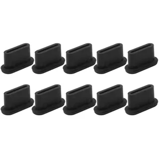 ulapithi 10 Stück USB C Staubschutz Stöpsel, Anti-Staub-Soft-Silikon-Protektoren, Wasserdichter -Stecker, Schutzkappe Kompatibel Mit Smartphone Tablet Und Andere Mit USB Typ C Geräte