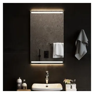 vidaXL LED-Badspiegel 500 x 800 mm Transparent