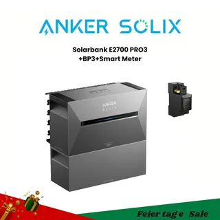 Anker SOLIX Solarbank 3 E2700 Pro 5,4 kWh inkl. BP2700 Erweiterungsakku