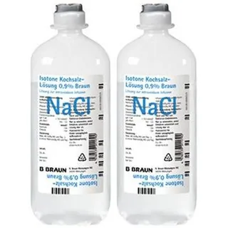 Isotone Kochsalz-Lösung 0,9% Braun Ecoflac Plus 2x 2x10x250 ml Infusionslösung