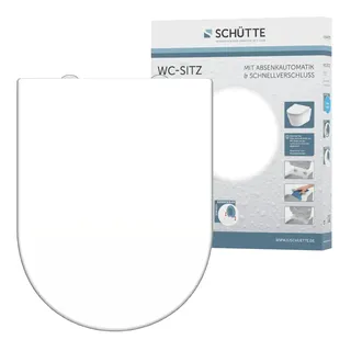 Schütte Duroplast WC-Sitz D-Form Weiß