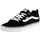 Herren Suede/Canvas Black/White 39