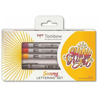 Tombow Sunny Lettering Set 3 St. mehrfarbig