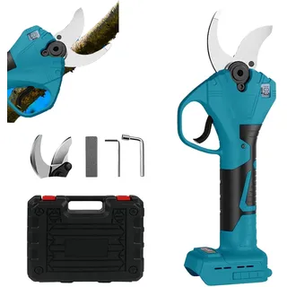 Akku-Astschere Professionelle Passend für Dewalt 18V Batterie (ohne Akku),Akku Secateur Electrique mit LCD-Display und importierten SK5-Stahlklingen Für Zweige, Sträucher und Stämme