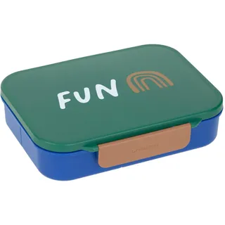 Lässig Brotdose Kinder - Bento Lunchbox Little Gang Rainbow green