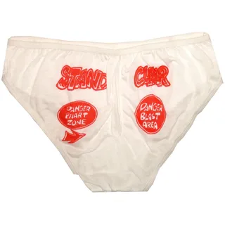 Furzslip Funslip mit Loch zum Furzen Slip Unterwäsche Scherzartikel Funhose - Einheitsgröße