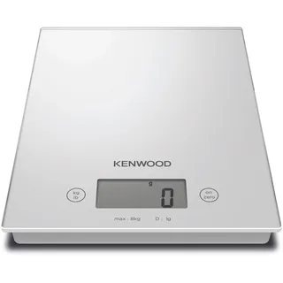 Kenwood WEP60.000WH, Digitale Waage mit TouchSense-Steuerung, Automatische Abschaltung, Maximalgewicht 8 kg, 2-Gramm-Genauigkeit, Weiß