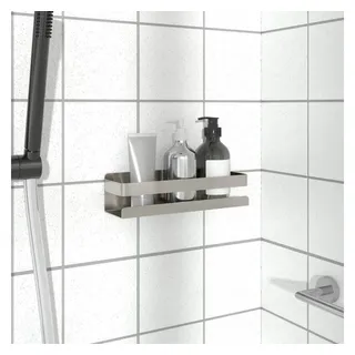 vidaXL Duschablage 23x6,5x6 cm Gebürsteter Edelstahl 304