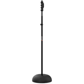 Audibax Base 5E Black Soporte de Micrófono Regulable Con Base Redonda y Easy Block