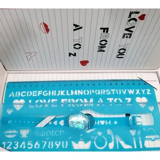 Swatch LOVE FROM A TO Z Silikon 34 mm GZ353
