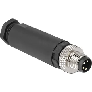 DeLock 60530 Steckverbinder A-kodiert 4 Pin Stecker zur Montage mit Schraubanschluss
