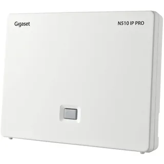 Gigaset N510 IP PRO - DECT IP Basisstation, verbindungen über Wireless und DECT, bis zu 4 externe Anrufe gleichzeitig, 6 Mobilteile, 6 VoIP-Accounts, schwarz