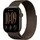 GPS 46 mm Aluminiumgehäuse Dunkelbronze Milanese Armband Dunkelbronze S/M