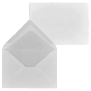 Gohrsmühle Briefumschläge DIN C6 ohne Fenster weiß nassklebend 25 St.