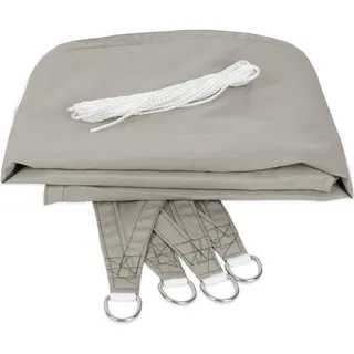 casa pura Wasserabweisendes Sonnensegel Grau