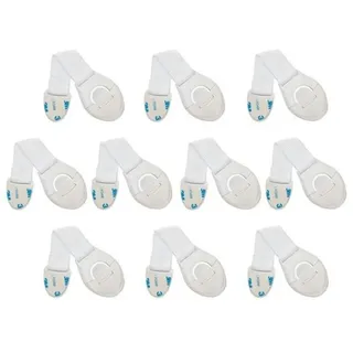 Iso Trade Baby Schubladensicherung Set 10 Stück Kindersicherung Schrank Starkes Klebeband 5192