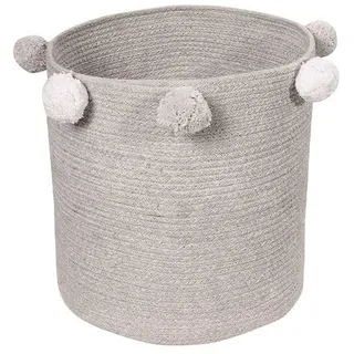 Lorena Canals Baby sprudelnd Korb, Baumwolle, Pastell-grau, 30 x 30 x 30 cm