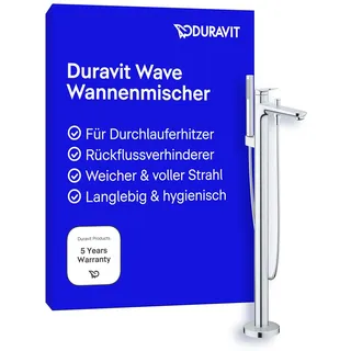 Duravit Wave Einhebel-Wannenmischer bodenstehend