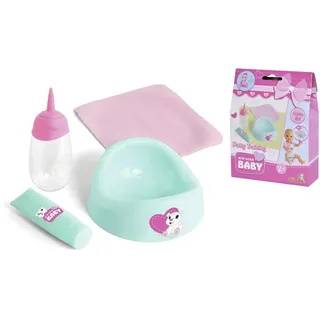 Simba Puppenflasche New Born Baby Töpfchen Training Set weiß 105560508
